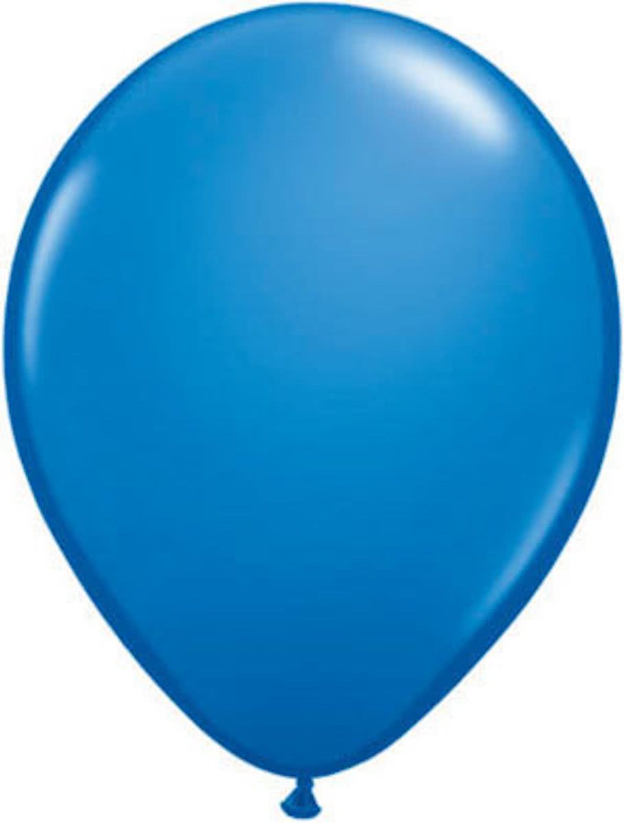 Ballon 50 x blauw nr 10