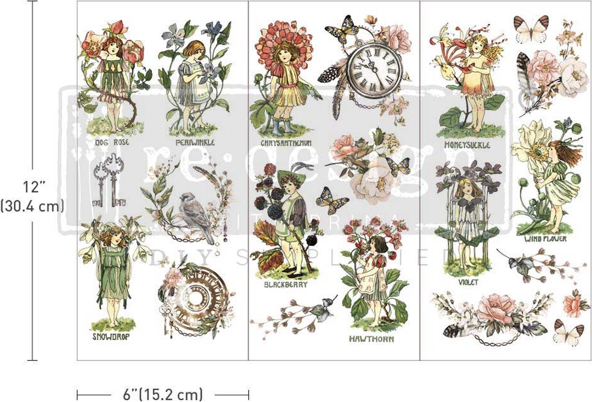 Redesign - Decor Transfer - Flower Children