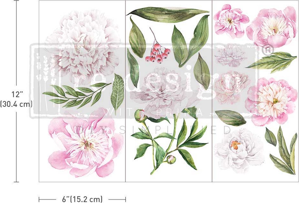 Redesign - Decor Transfer - Morning Peonies
