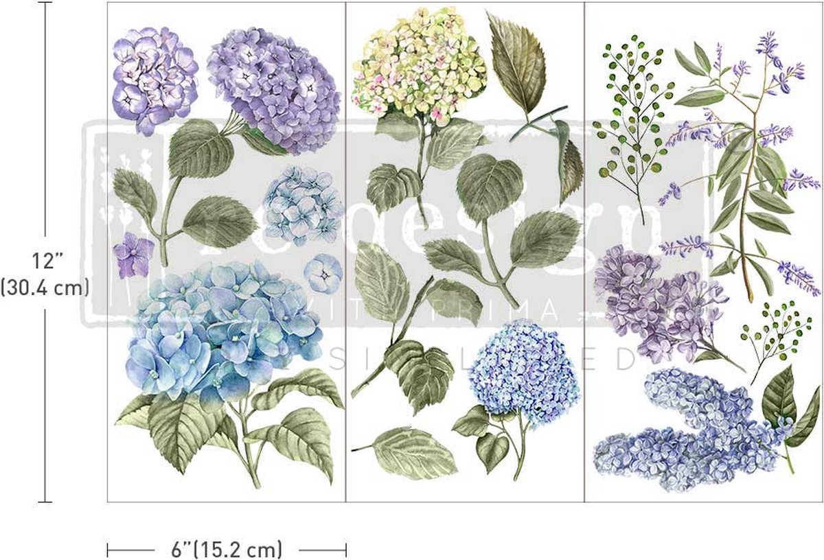 Redesign - Decor Transfer - Mystic Hydrangea
