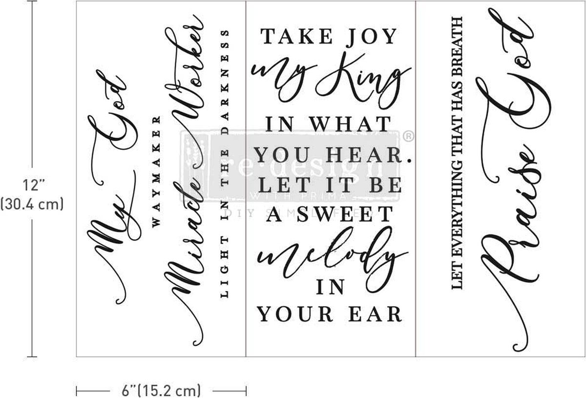 Redesign - Decor Transfer - Scripture