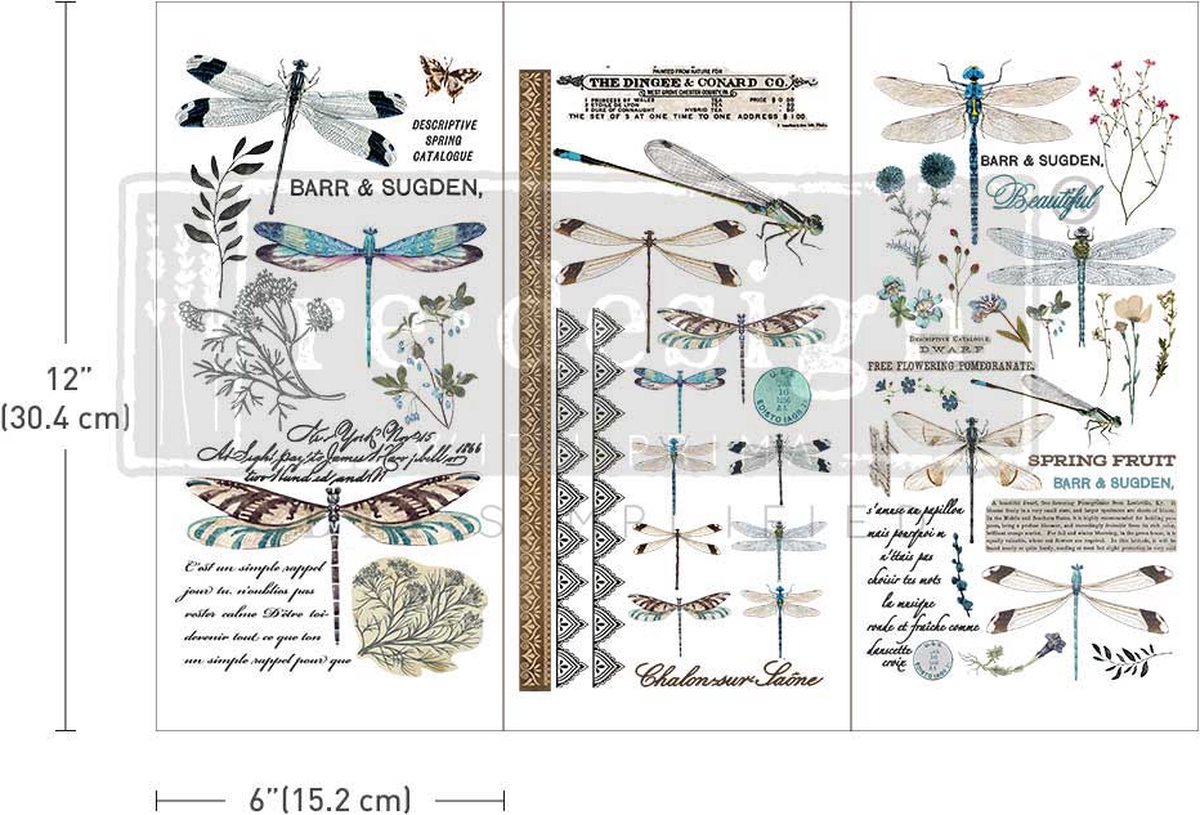 Redesign - Decor Transfer - Spring Dragonfly