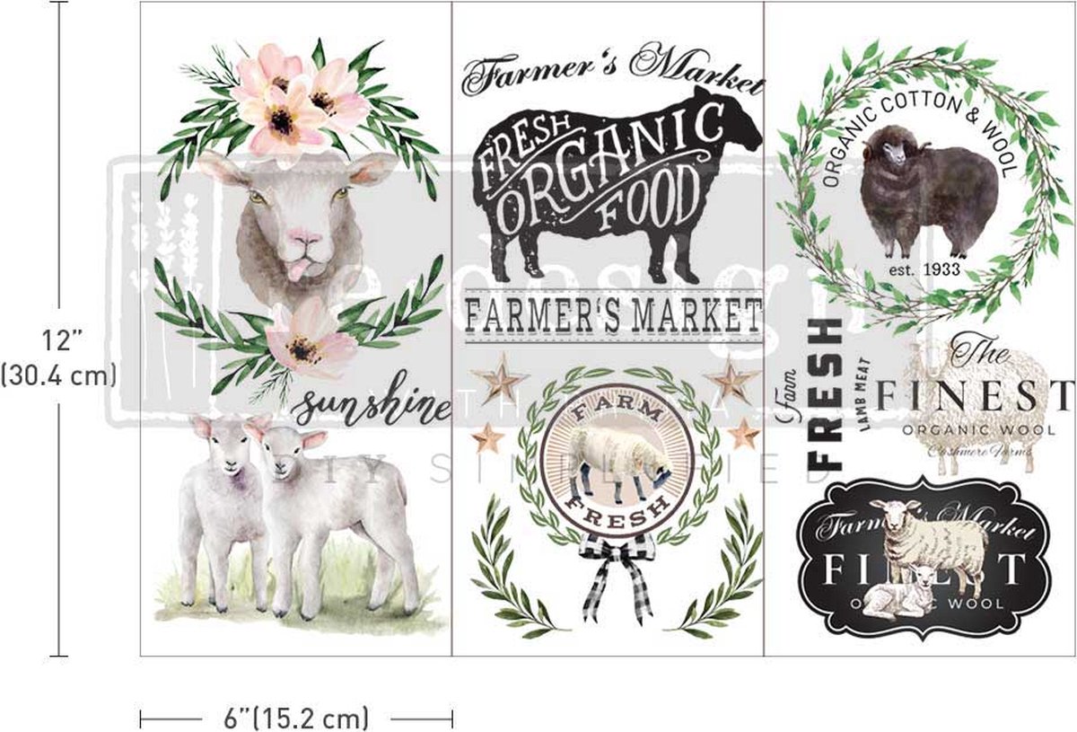 Redesign - Decor Transfer - Sweet Lamb