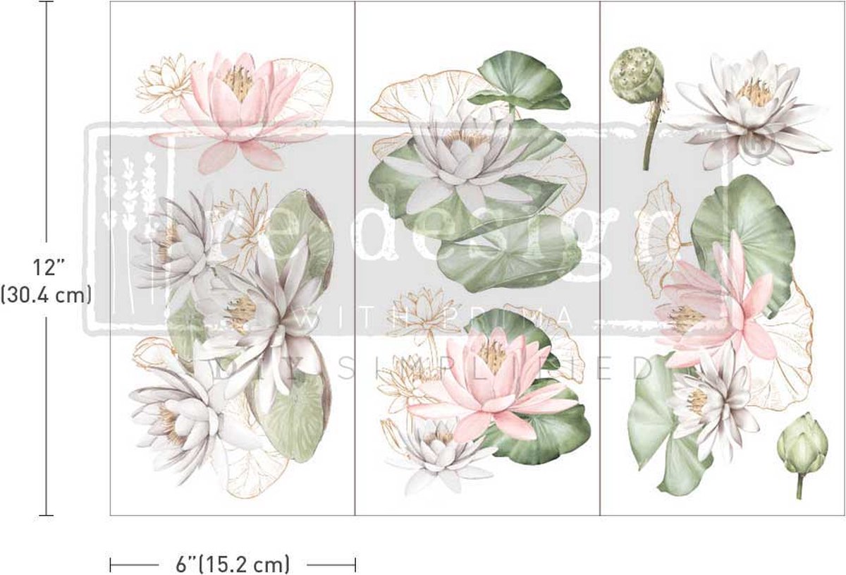 Redesign - Decor Transfer - Water Lilies