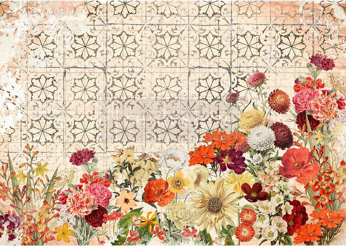 Redesign - Decoupage Rice Paper - Twilight Field - 29,2 x 41,3cm