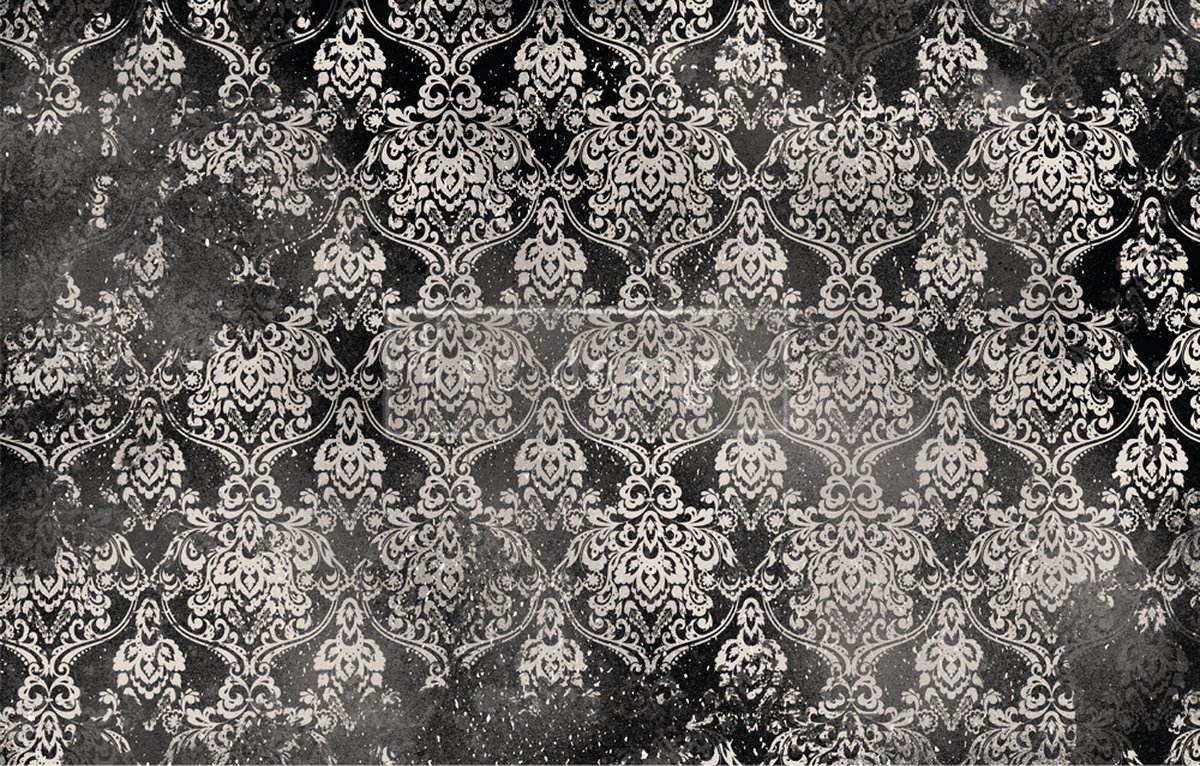 Redesign - Decoupage Tissue Paper - Dark Damask - 48.26 x 76,2 cm