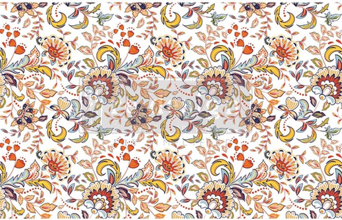 redesign – decoupage – paper – Tangerine Spring