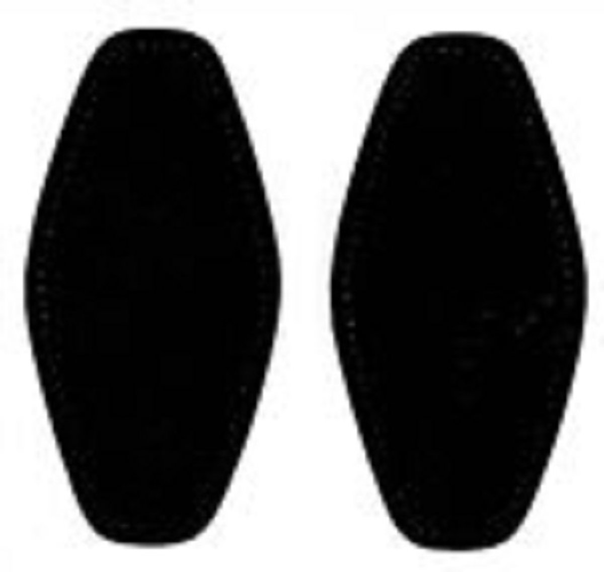 elleboogstukken 2 stuks opstrijkbaar 85 x 173 mm kleur 000 zwart suede