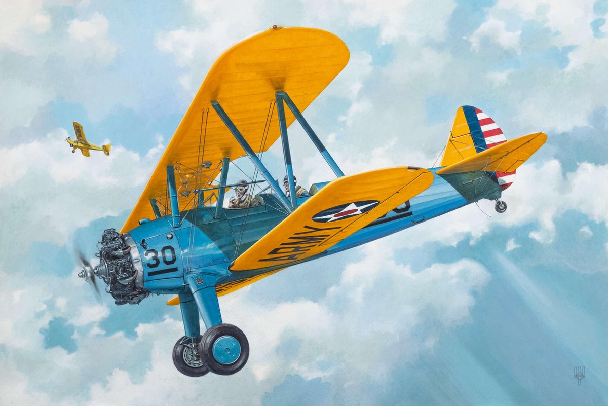1:32 Roden 633 Boeing Stearman PT-17 Kaydet Plastic kit