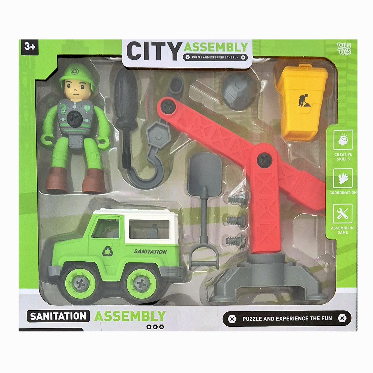Ruby Toys - Sanitair city bouwset - Sanitair city assembling game