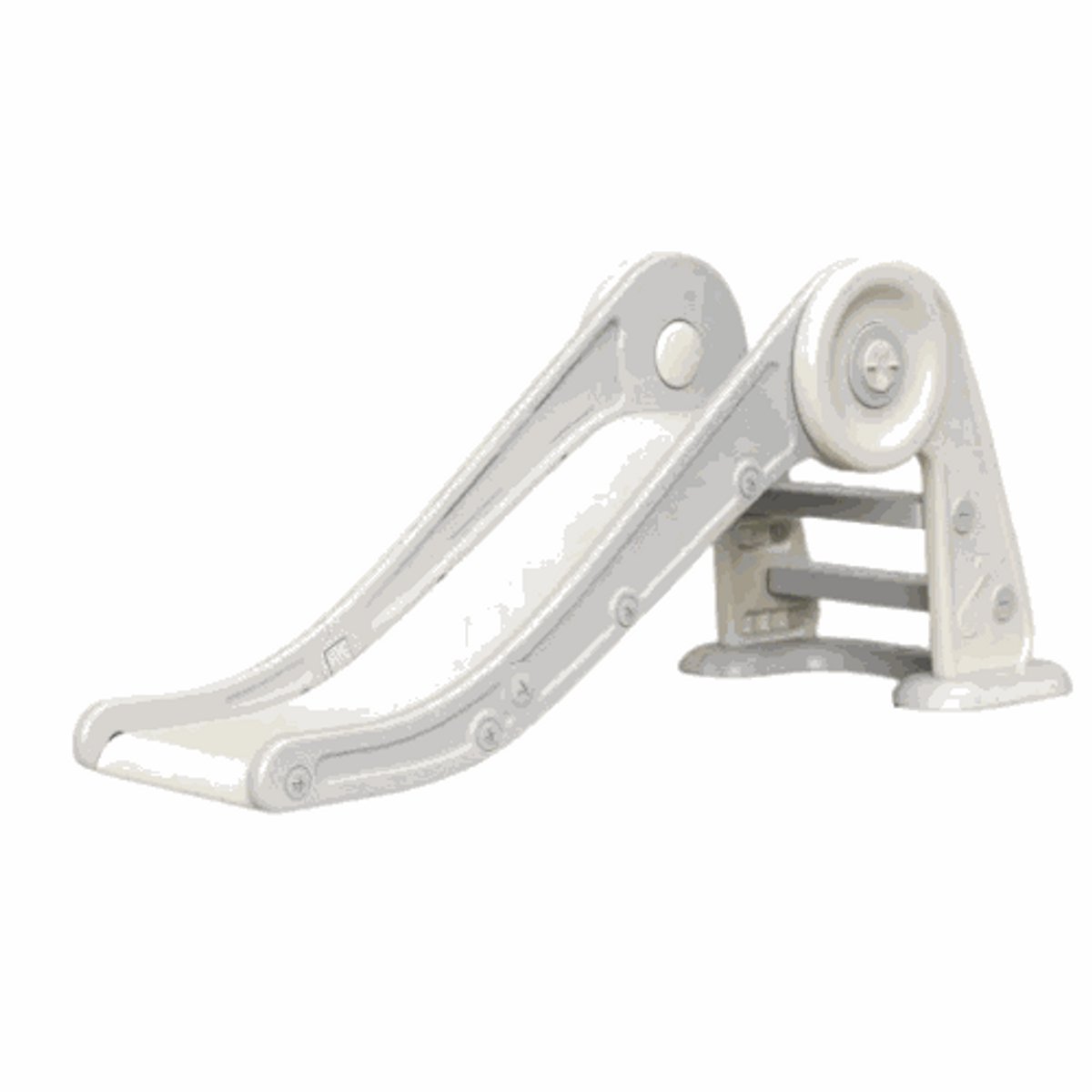 Glijbaan Luxe Inklapbaar Peuter Wit/Grijs voor binnen en buiten