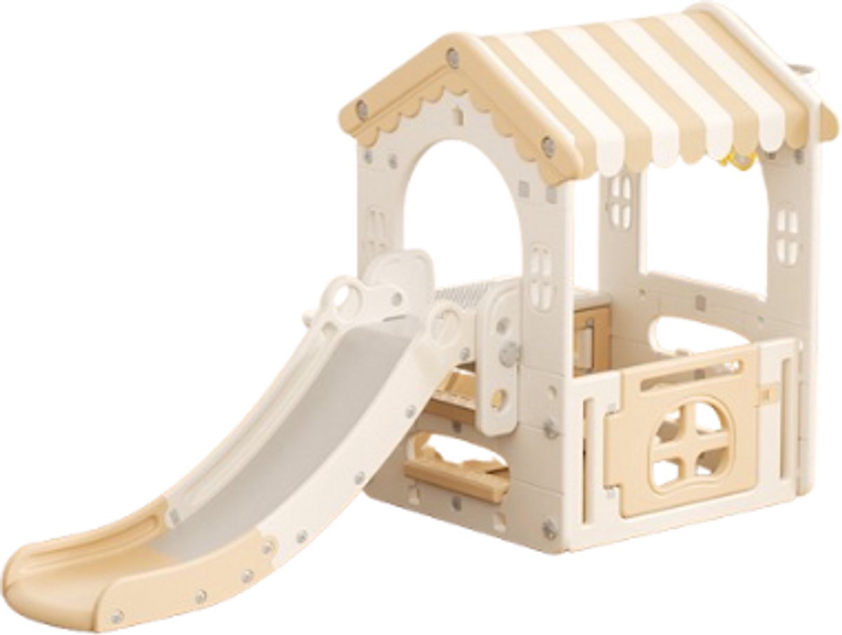   Modern Crème/Beige met glijbaan