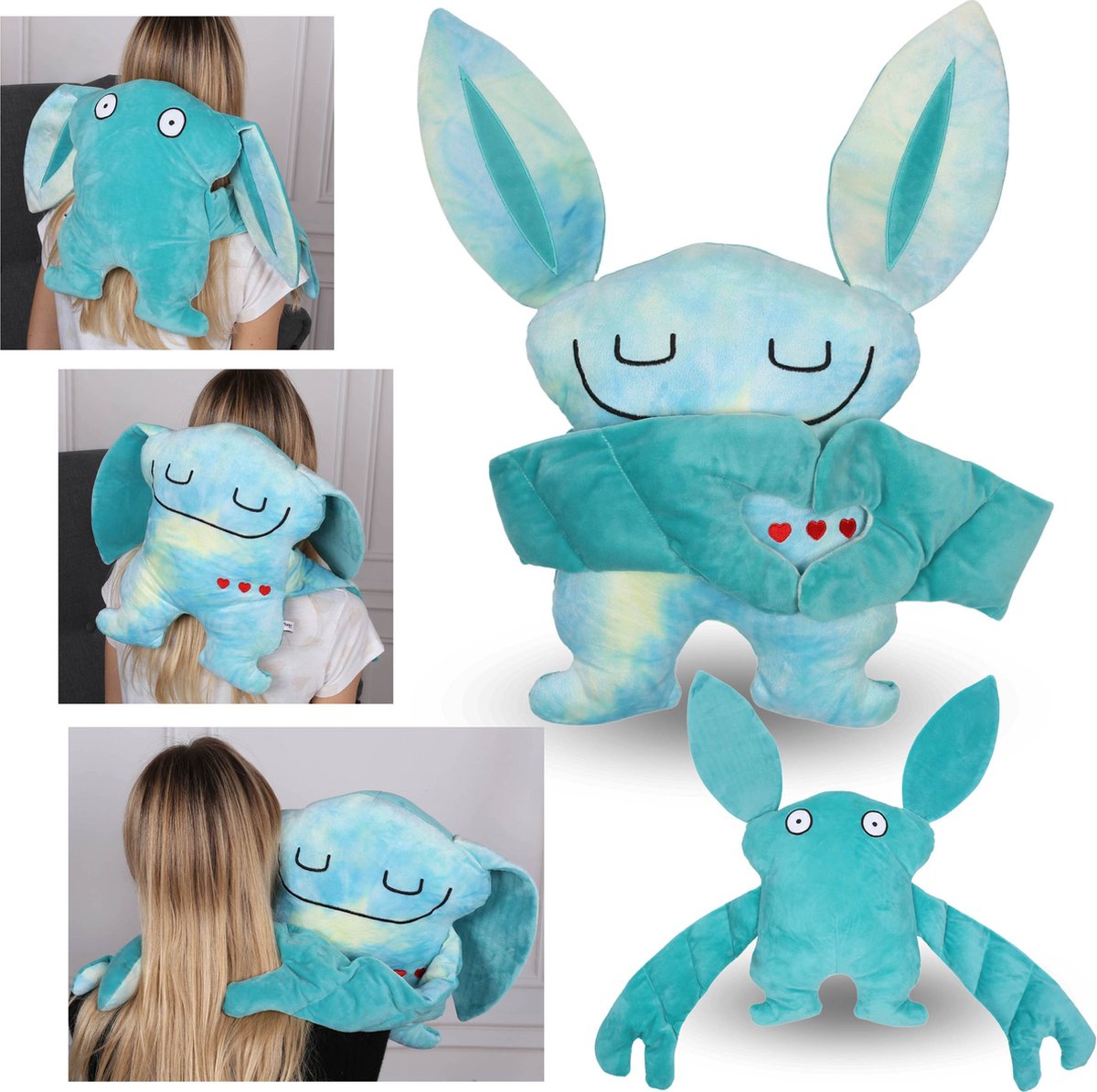 Bumpas Mascotte, knuffel pluche, verzwaarde Shloof