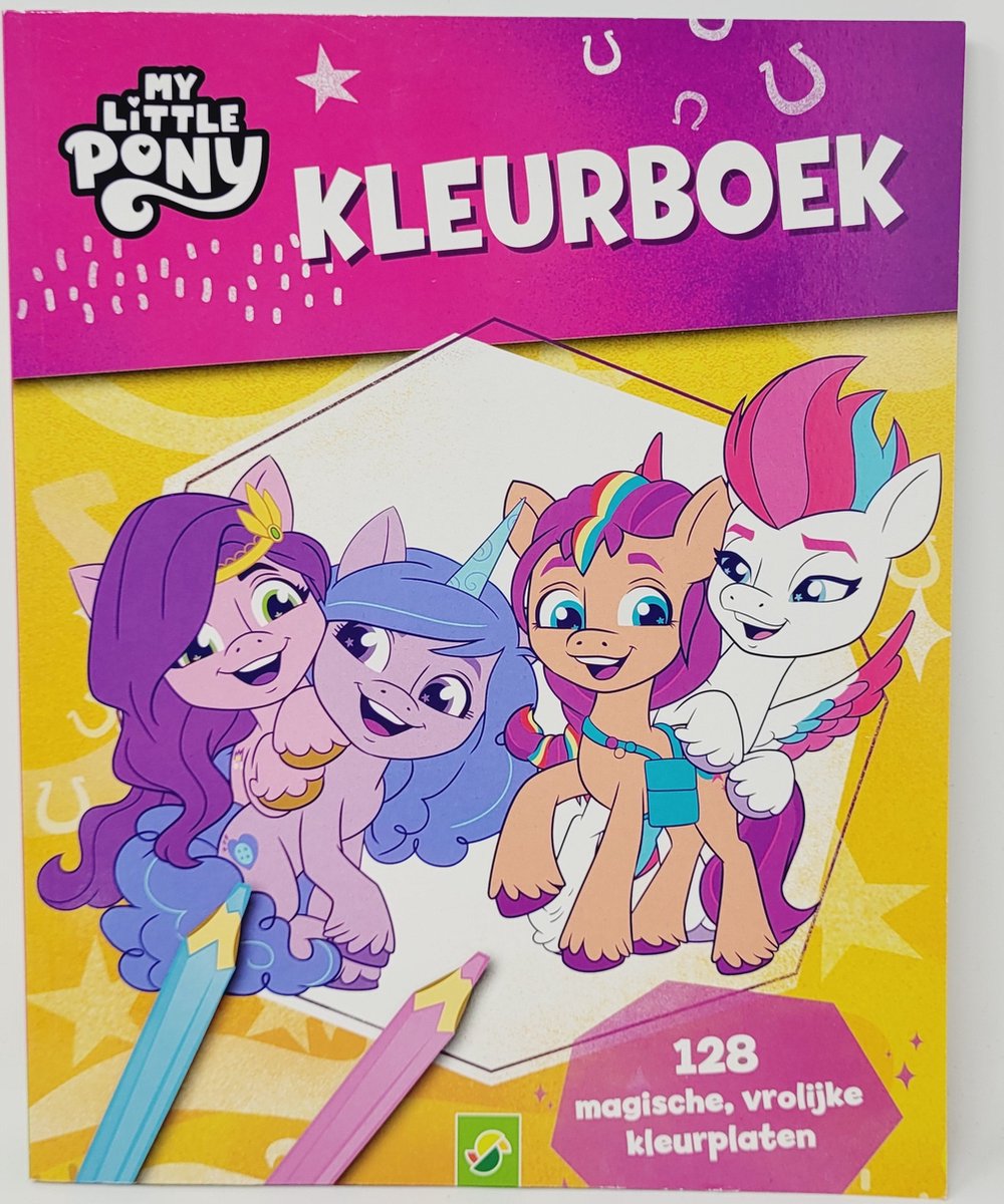 my little pony kleurboek voor meisjes - 128 kleurplaten