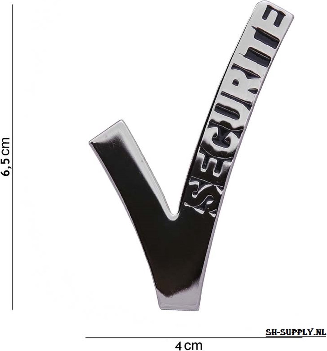 Embleem metaal SECURITE pin