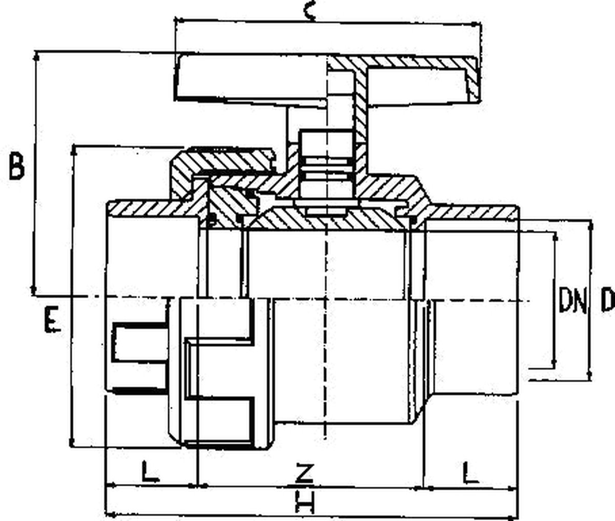 Aqualink Kogelkraan 50mm