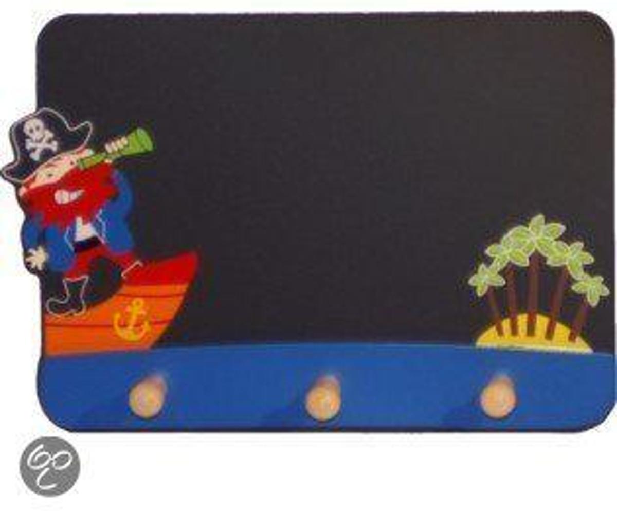 Simply for kids Schoolbord en kapstok piraat
