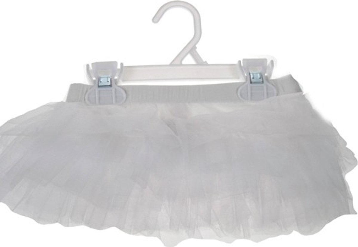 Baby tutu wit 0-6 maanden - tutu - babykleding - kinderkleding - wit - geboorte - communie - huwelijk