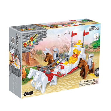 BanBao Ridders en Kastelen koninklijke koets 8267