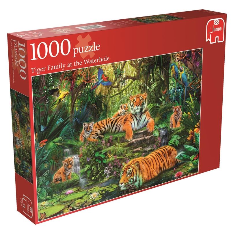   Jungle Tijgers 1000 stukjes