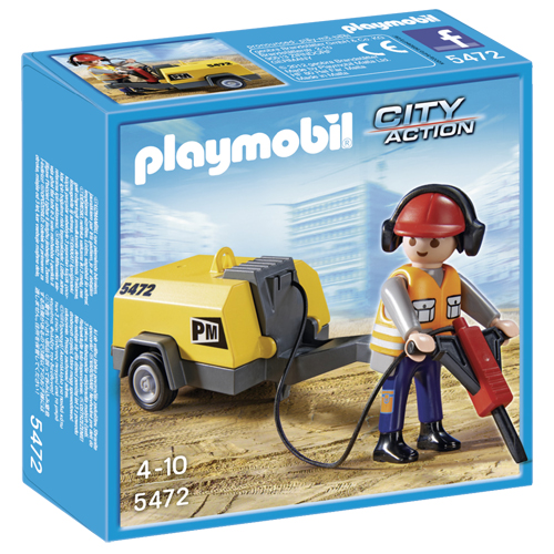     5472 Werkman Met Drilboor