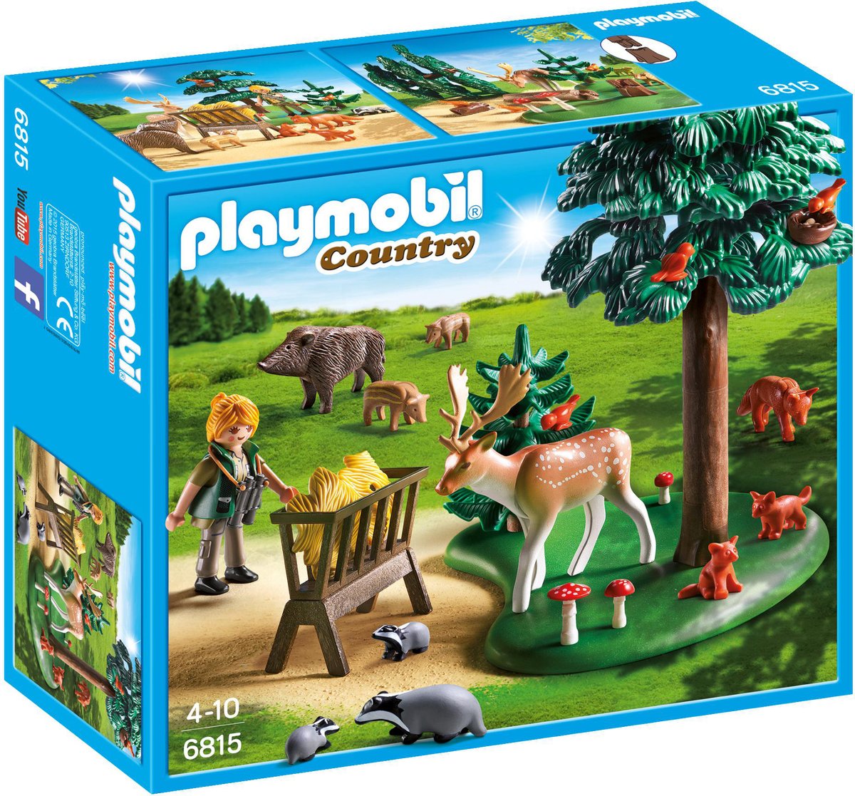 Playmobil Country Voederplaats voor bosdieren - 6815