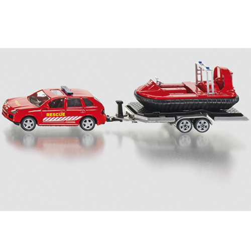 Auto Siku Met Aanhanger En Hovercraft