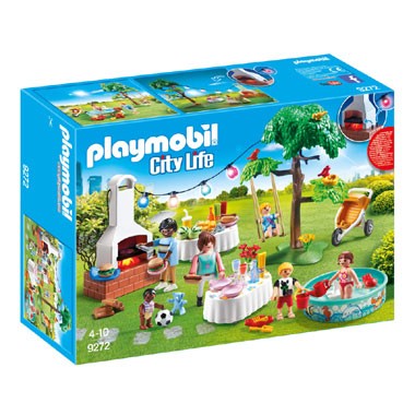 9272 PLAYMOBIL familiefeest met barbecue lp