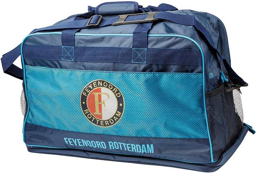 Sporttas feyenoord groot blauw: 50x25x30 cm