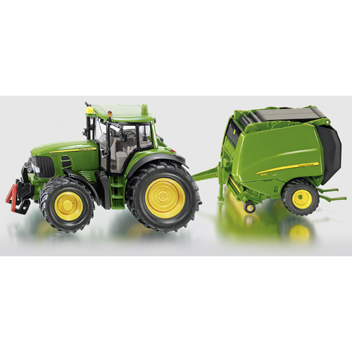 Tractor Siku John Deere Met Balenpers