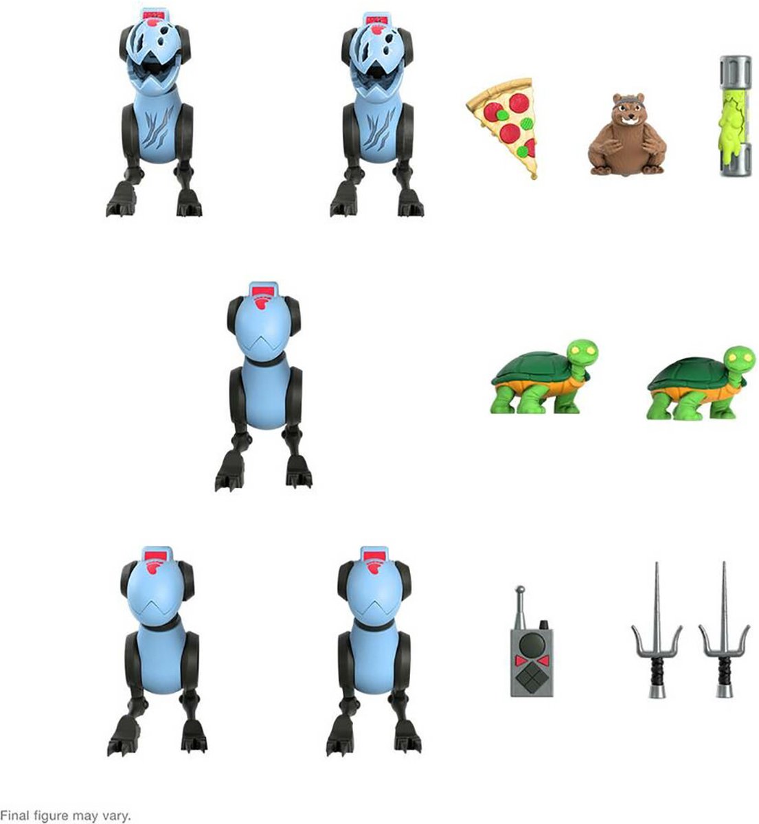 TMNT: Ultimates Wave 6 - Mousers 3 inch Action Figure 5-Pack