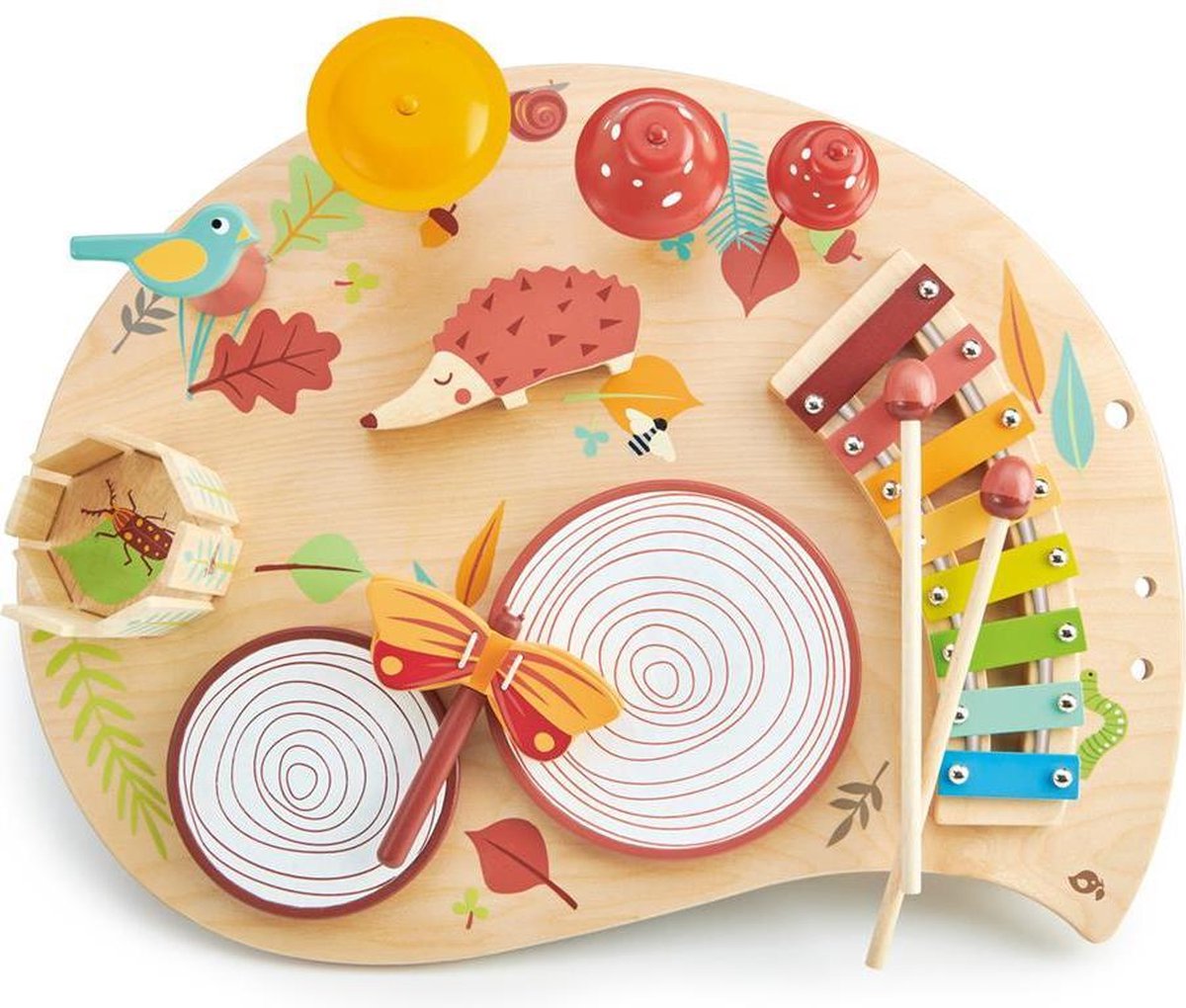 Tender Leaf Toys Muziektafel 50 X 39 X 21,5 Cm Hout 6-delig
