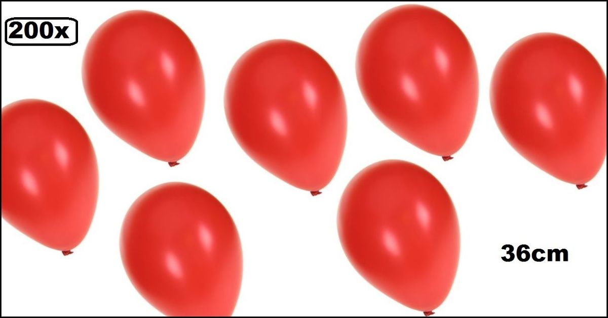 200x Kwaliteitsballon metallic paars 36cm