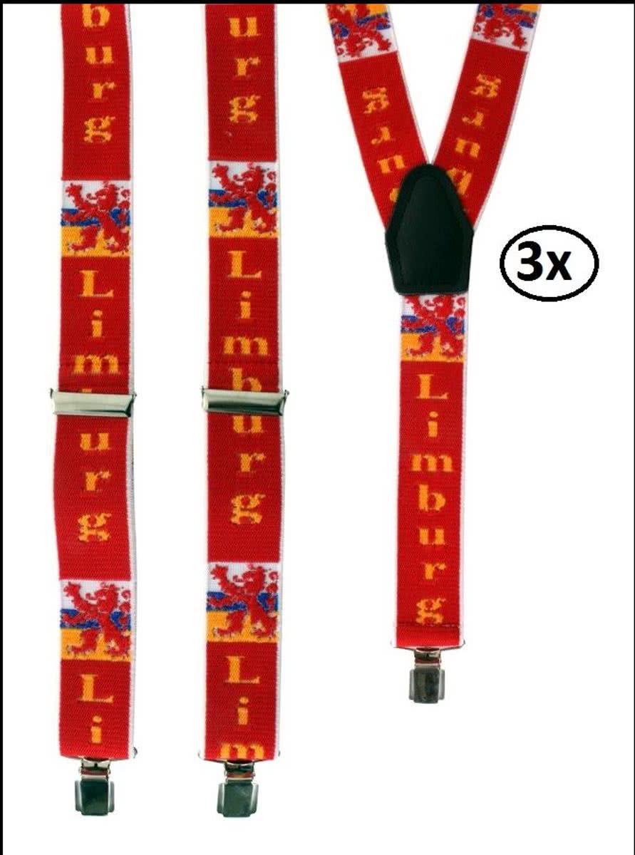 3x Bretel limburg + provincie logo