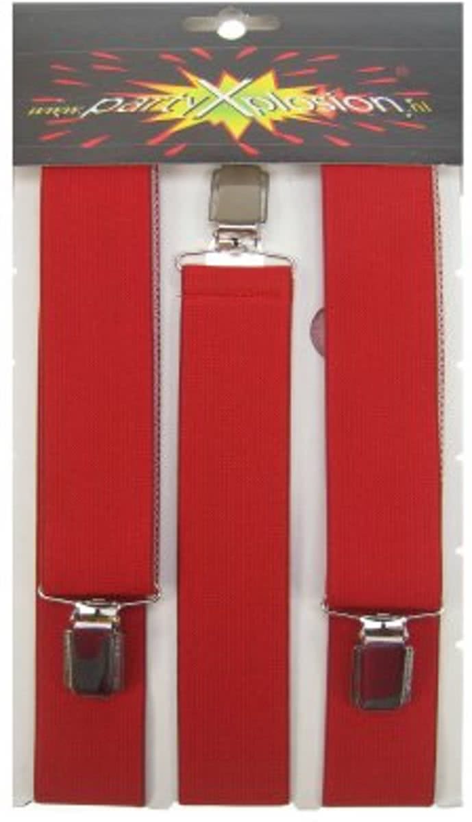 3x Bretel rood