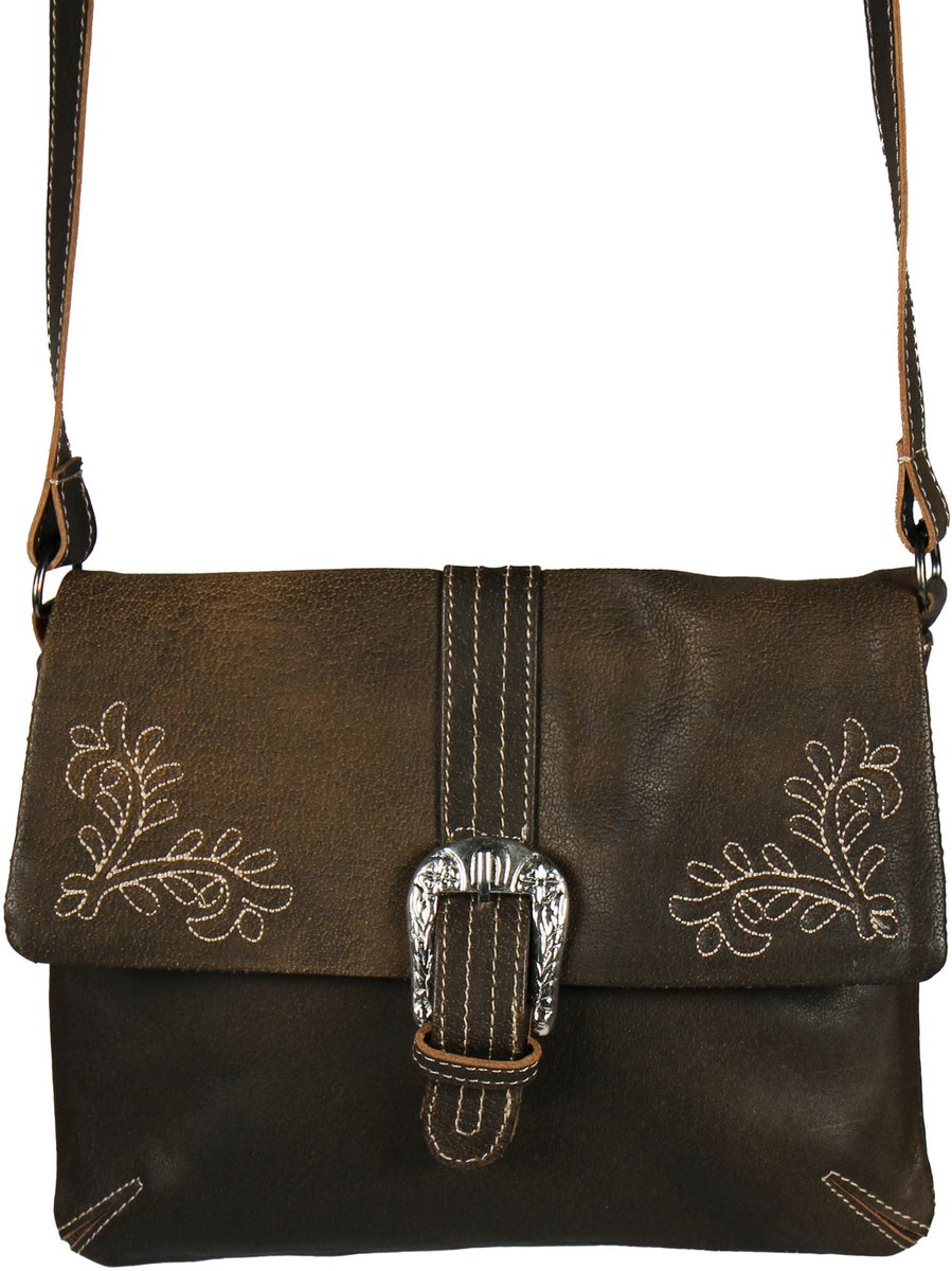 Dirndl Tasje O Zapft - Oktoberfest Tas Donkerbruin - Dames - Volwassenen