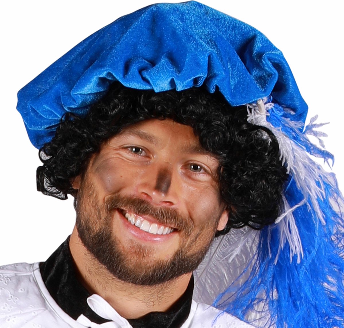 Piet Baret - Volwassenen - Blauw - Polyester - Zonder Veren