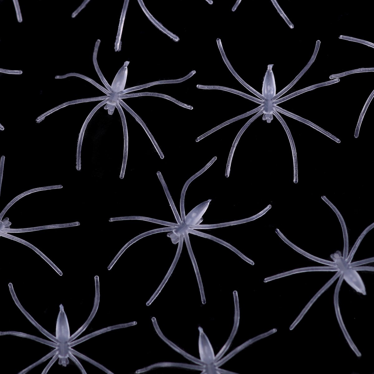 Spinnen set glow in the dark 24 stuks