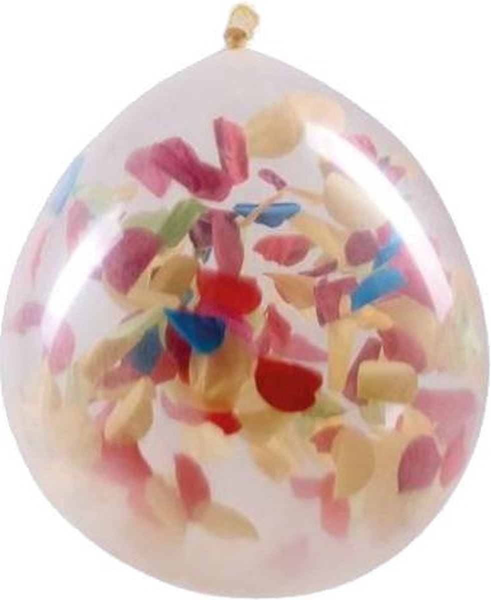 Tib Confetti Ballon 28 Cm Latex 9 Stuks