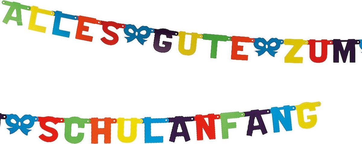 Tib Letterslinger Alles Gute Zum Schulanfang 2,9 Meter Karton