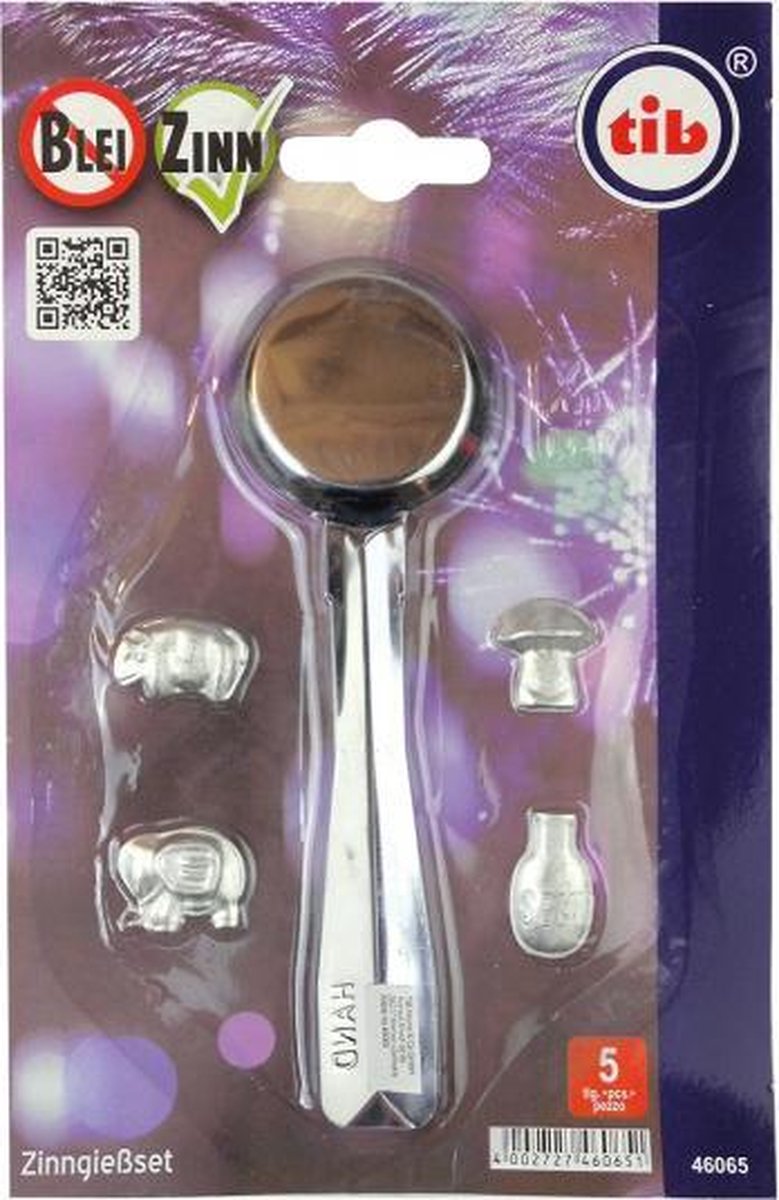 gietset junior staal zilver 5-delig