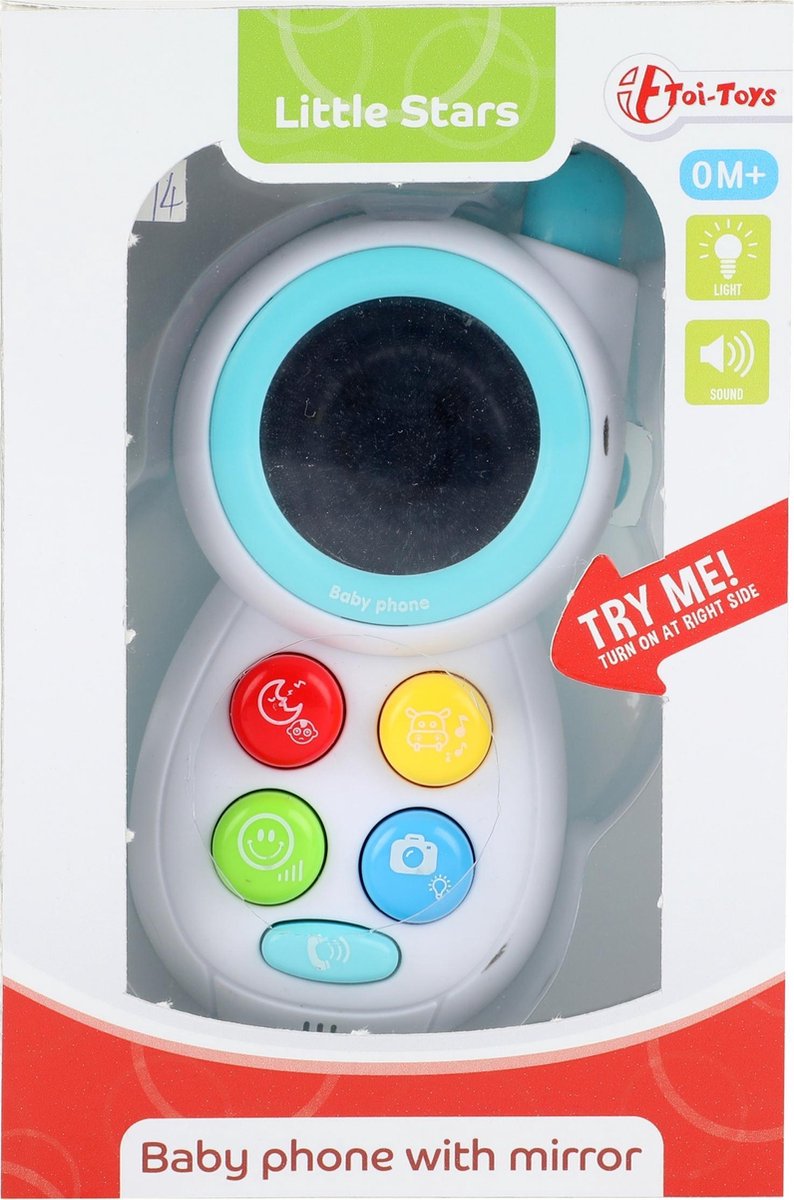 Toi-toys Babytelefoon Junior 13 Cm Wit
