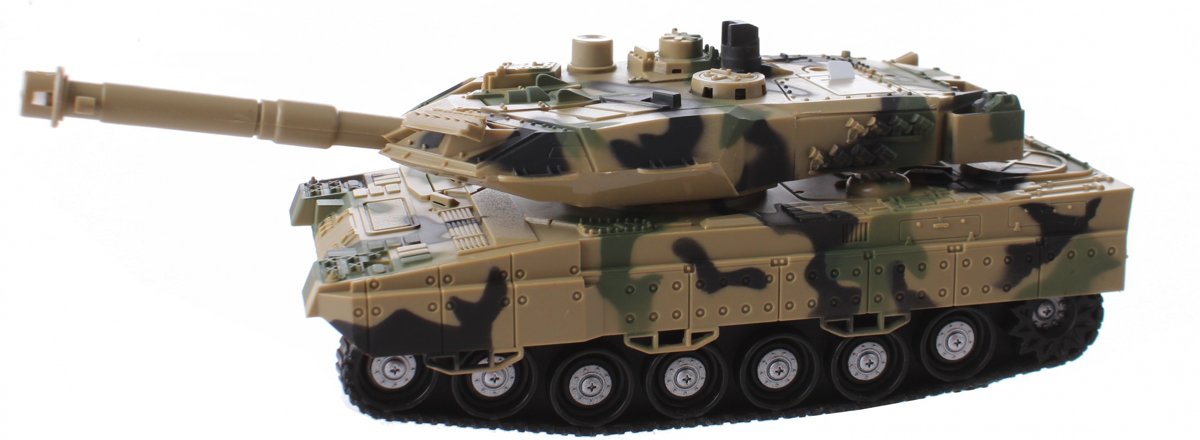 Toi-toys Militaire Tank Met Licht En Geluid 24 Cm Bruin