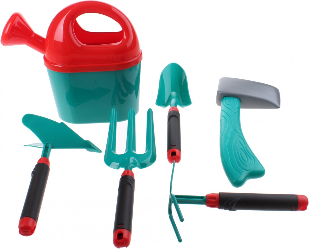tuingereedschappenset Power Tools 6-delig groen
