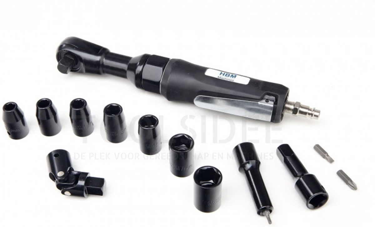 HBM PROFI 17 Dlg. 1/2 Pneumatische slagratelset