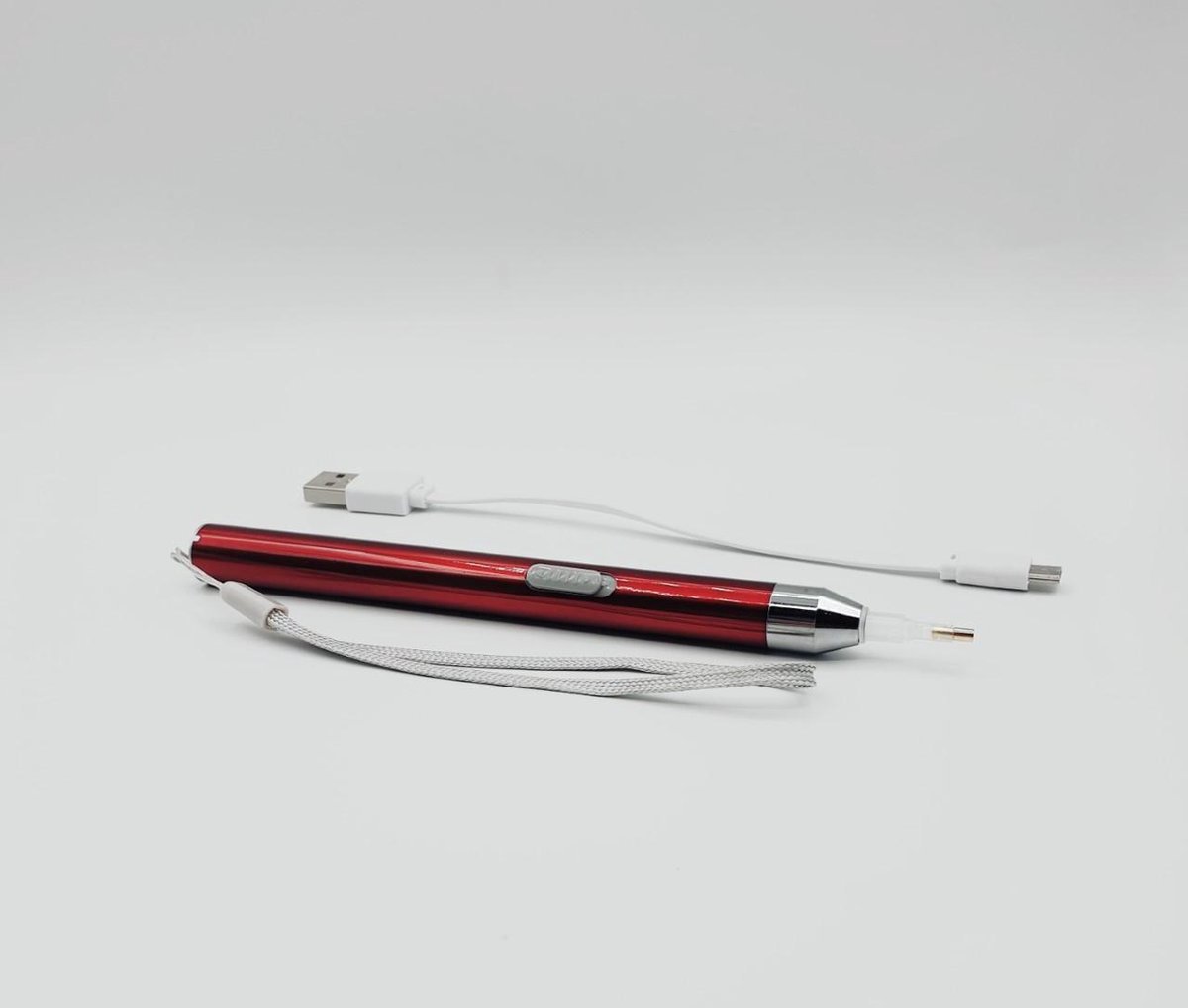 Diamond Painting pen met licht – LED lichtpen – Oplaadbare accu - Inc. USB kabel en opzetstuk