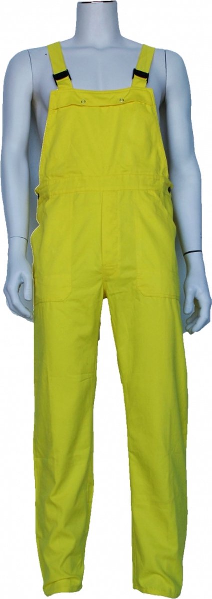 Top Rock Tuinoverall volw TB6535-009 poly/katoen - Geel - 50
