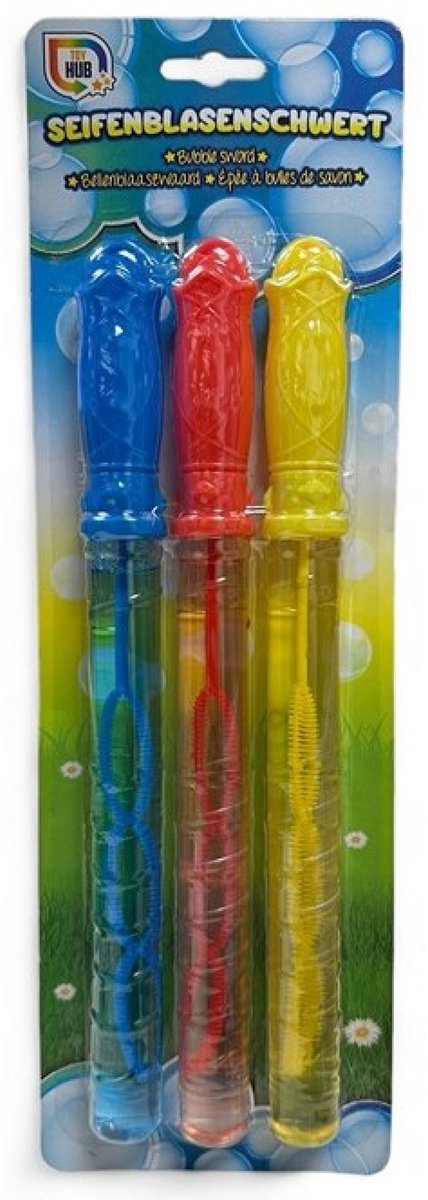 Bellenblaas Zwaard - Set van 3 stuks