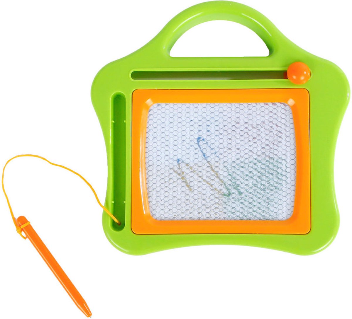 Magnetisch Tekenbord voor Kinderen 16x15 CM - Magnetisch Bord Kinderen - Magisch Tekenbord - Reisformaat - Reisspel Kinderen