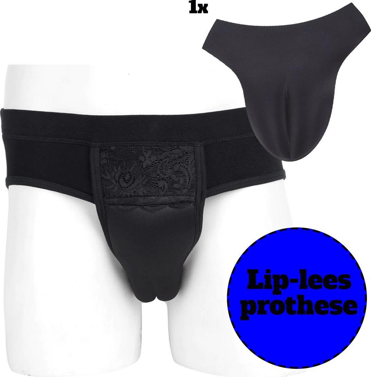 Transgender Nep Vagina Kamelenteen Ondergoed Insert Transgendervrouw Cameltoe - Crossdresser - Liplees - Drag Queen - Prothese - Tucking - Travestiet